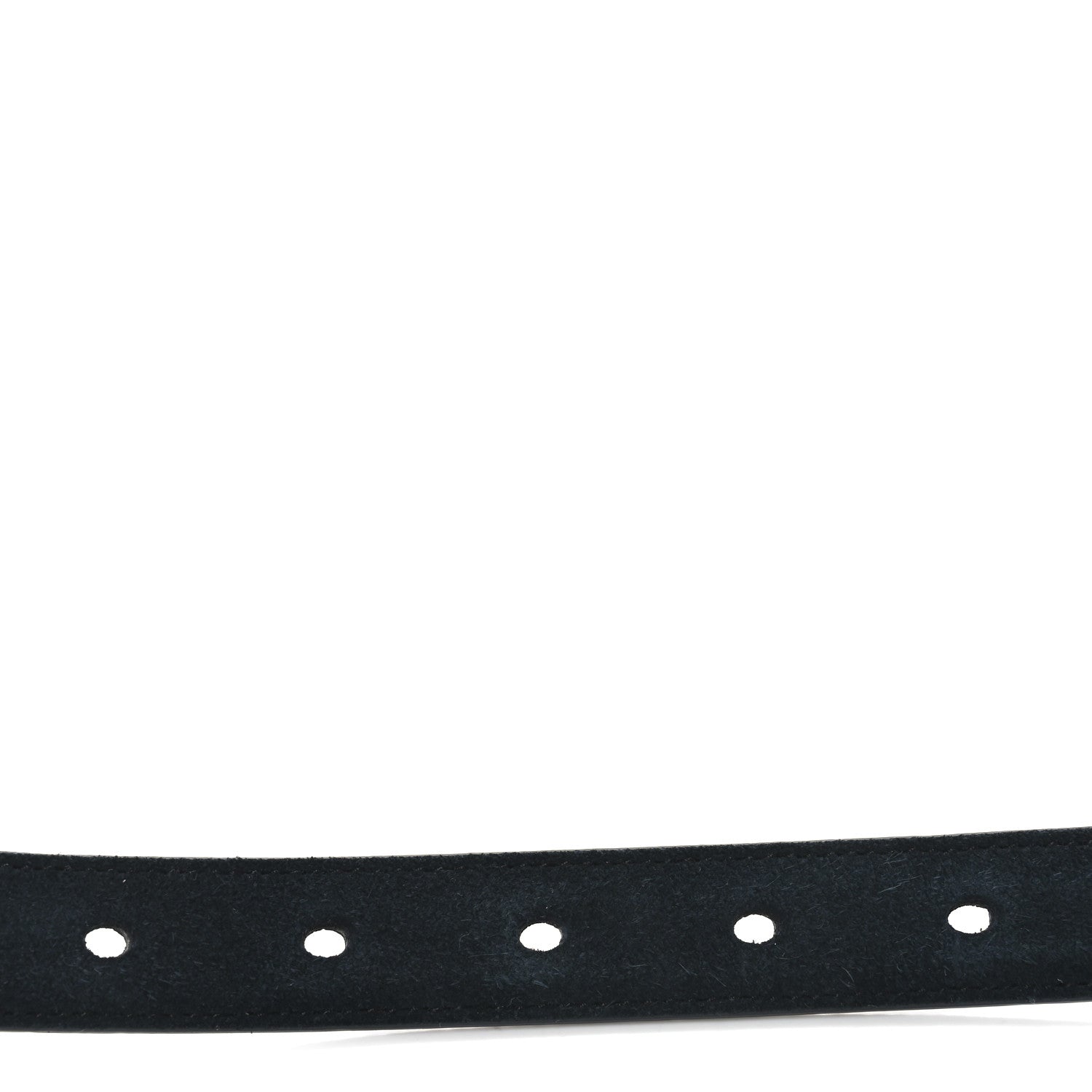 Suede Monogram 20mm Square Buckle Belt 70 28 Black