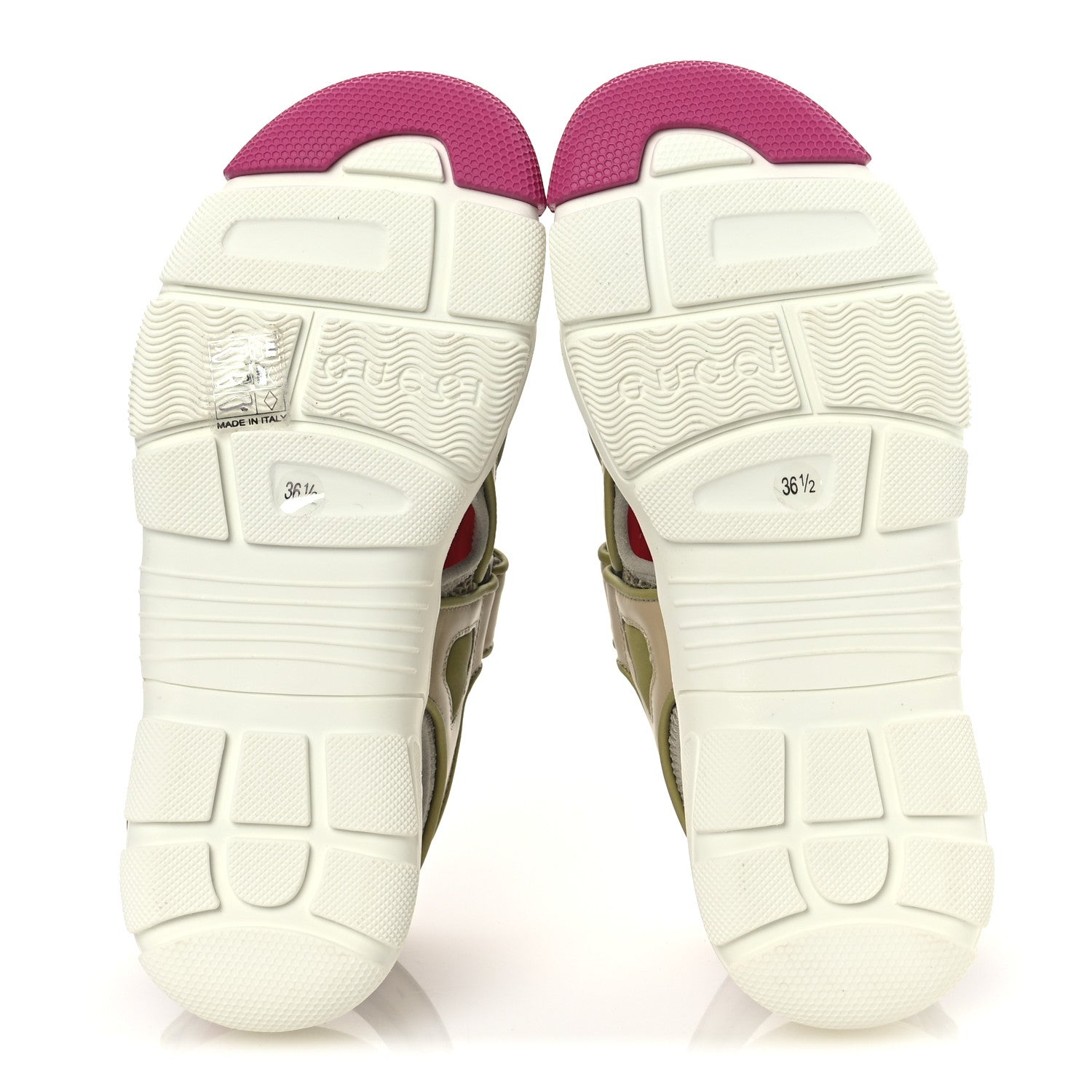 Mesh Fabric Tinsel Sport Sandals 36.5 Loess Sand Box Pink