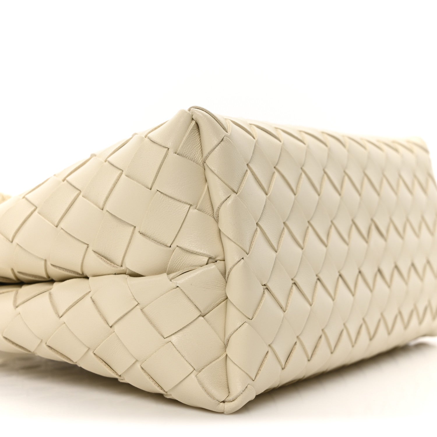 Nappa Intrecciato Small Andiamo Shoulder Bag Sea Salt