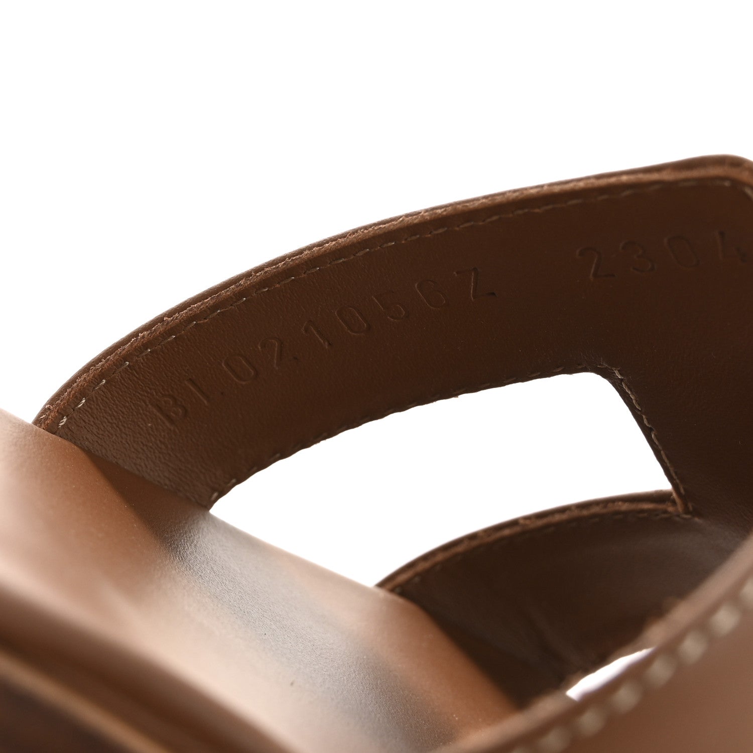 Box Calfskin Oran Sandals 37 Gold