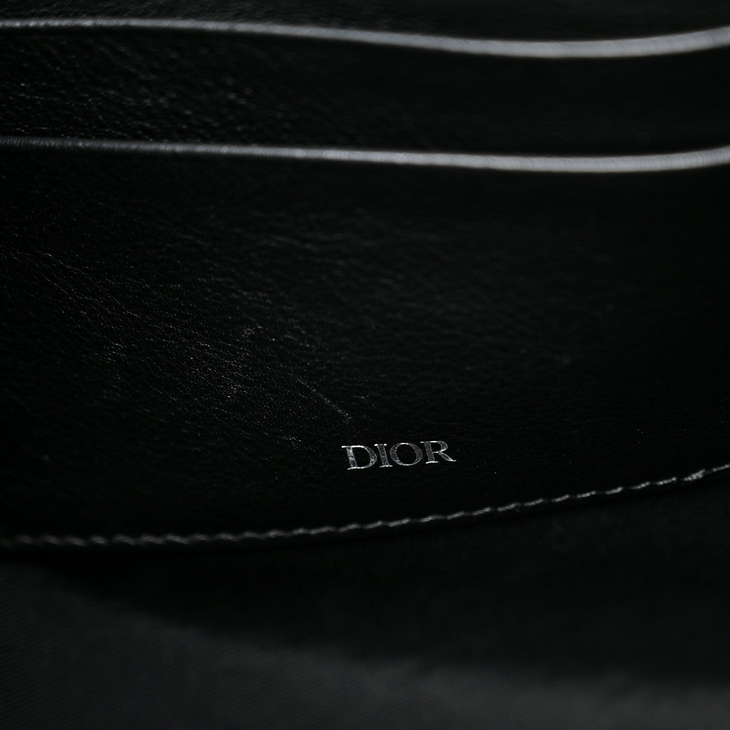 Oblique A4 Zipped Pouch Black