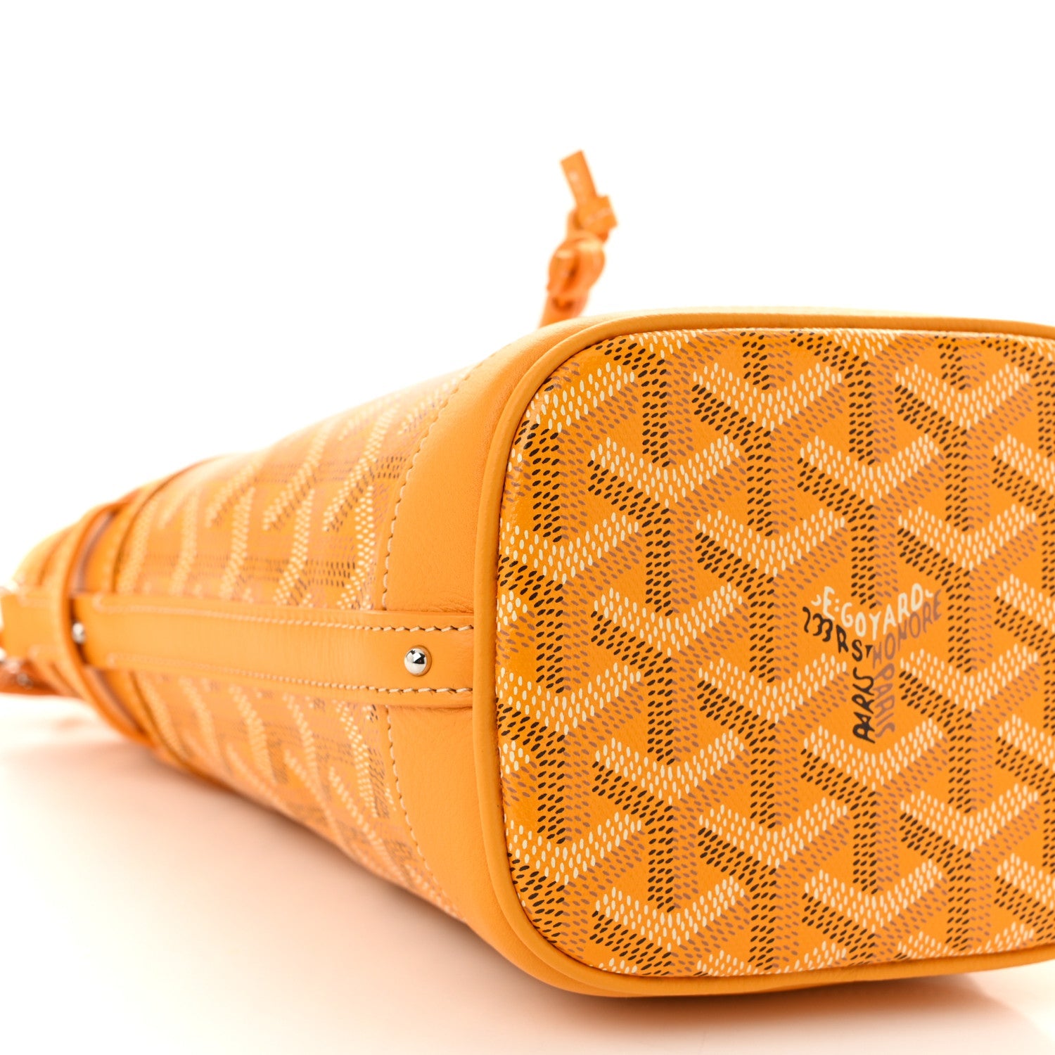 Goyardine Petit Flot Mini Bucket Bag Yellow