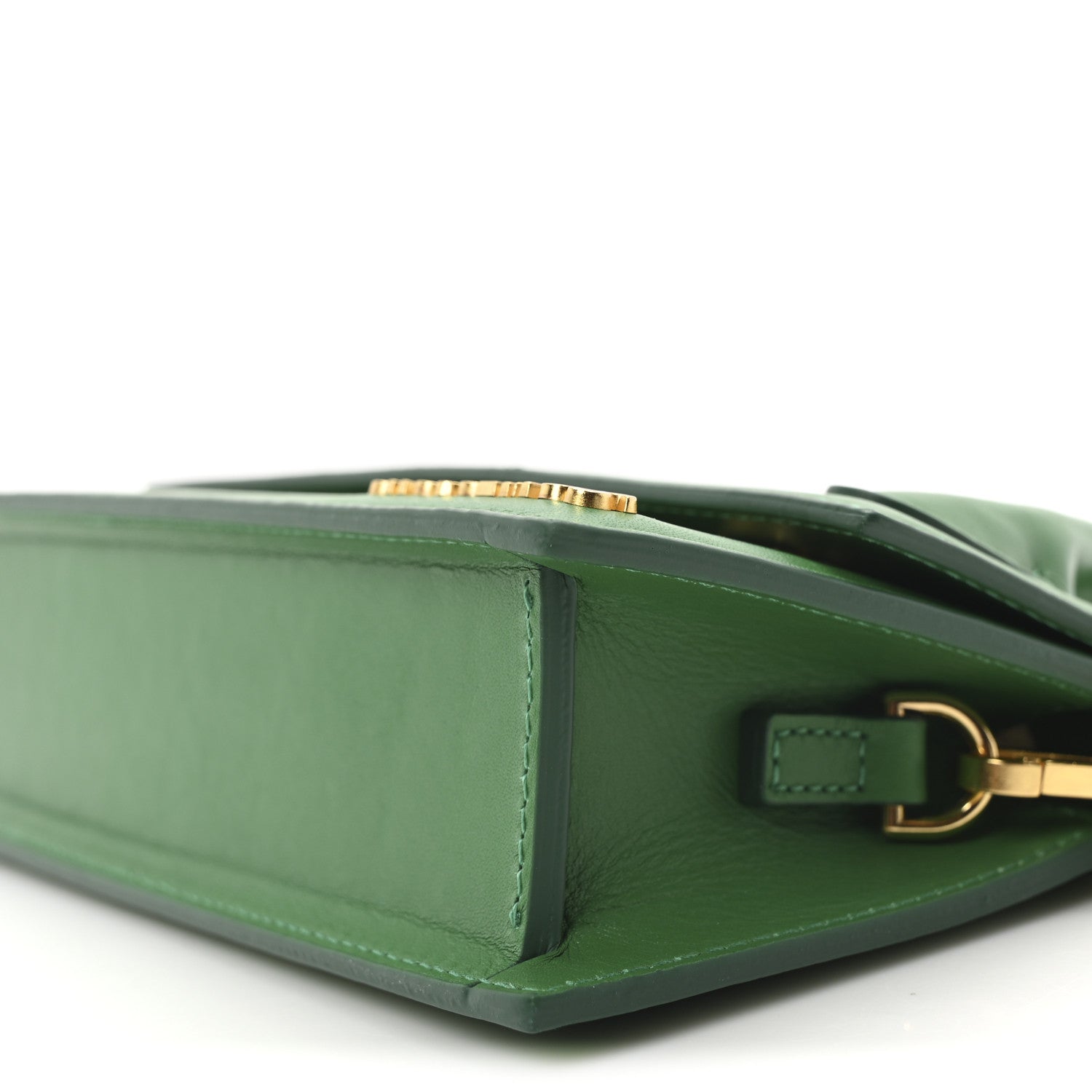 Smooth Calfskin Le Chiquito Long Green