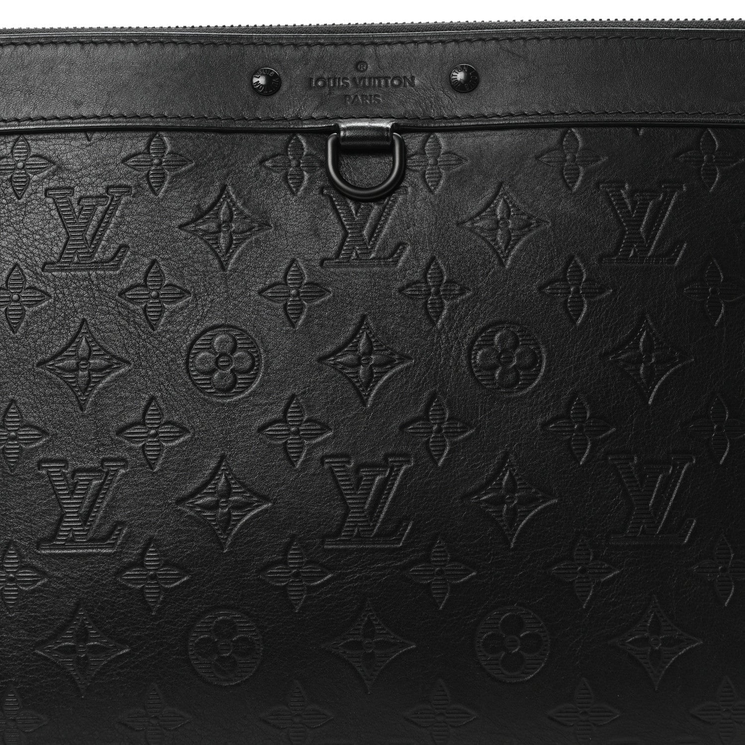 Calfskin Monogram Shadow Discovery Pochette Black