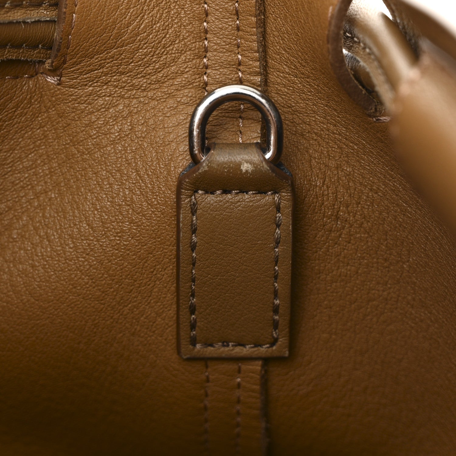 Suede Flamenco Satchel Tobacco