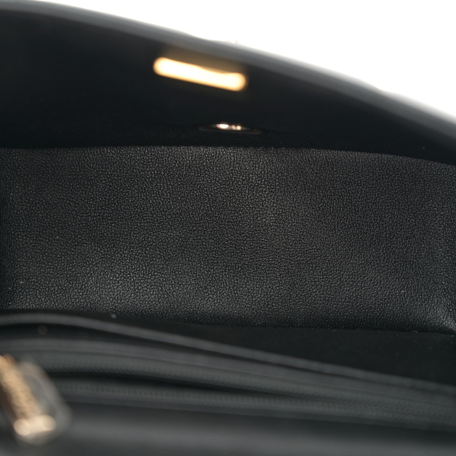 Lambskin Resin Crystal Square Quilted Mini Monacoco Flap Black