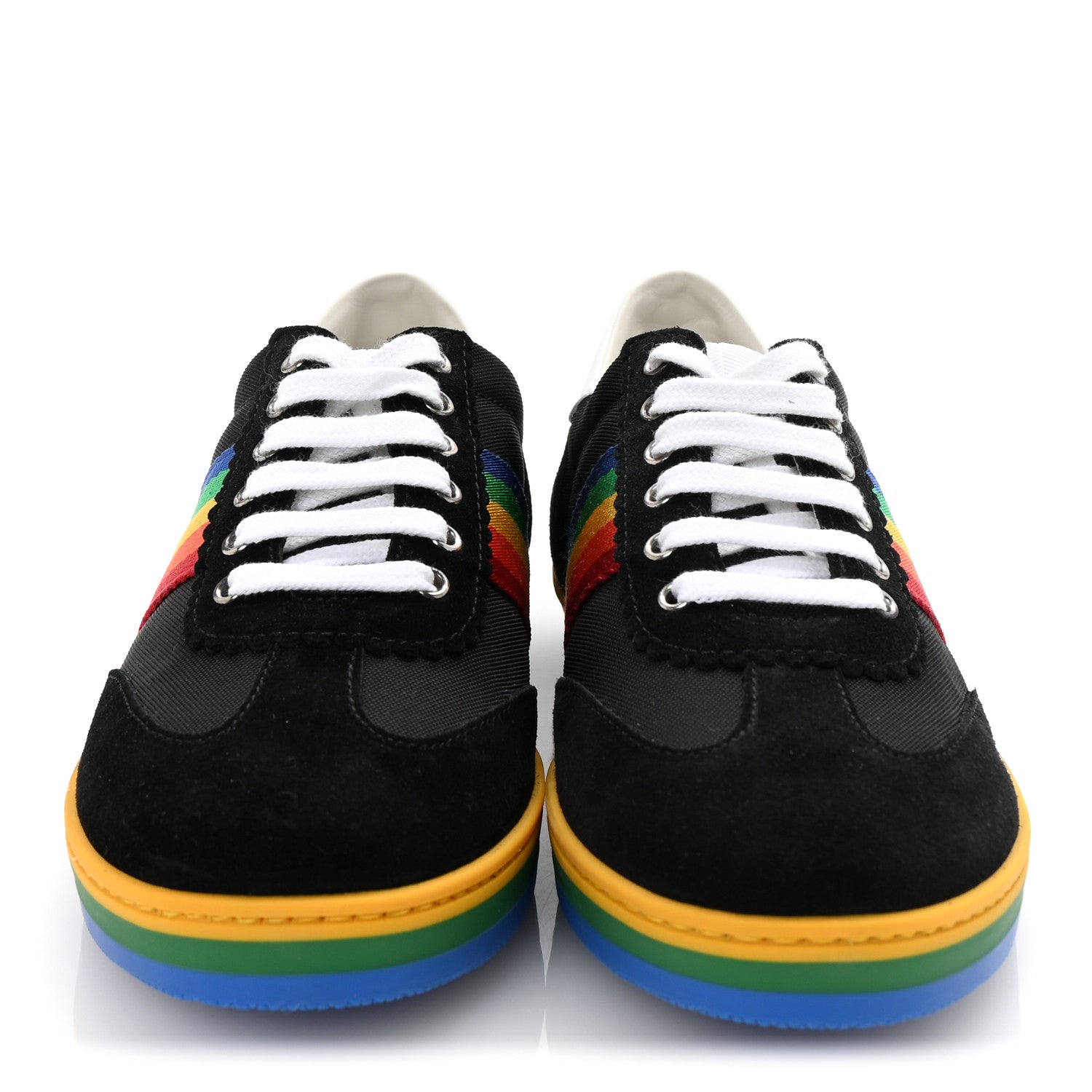 Suede Rainbow Womens G74 Sneakers 35 Black