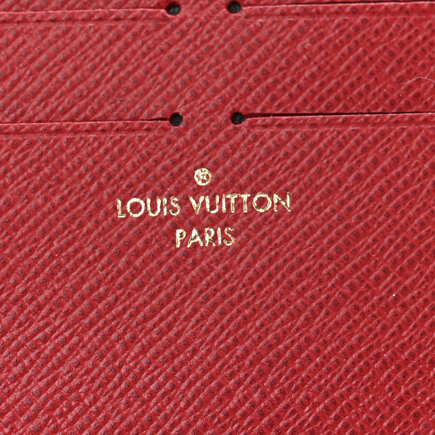 Calfskin Felicie Card Holder Insert Cherry