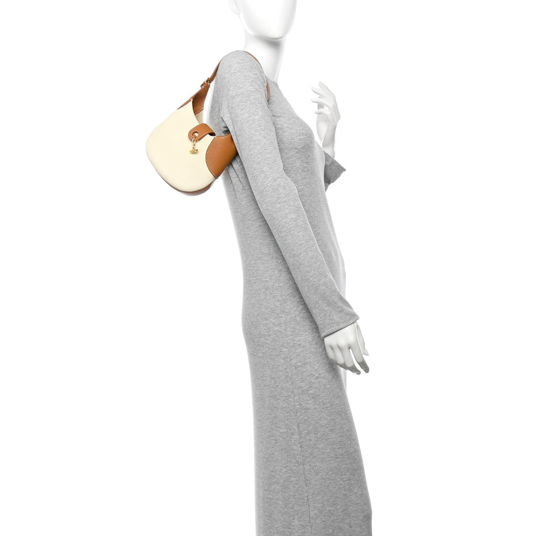 Grained Calfskin Mini Bobbin Wheat