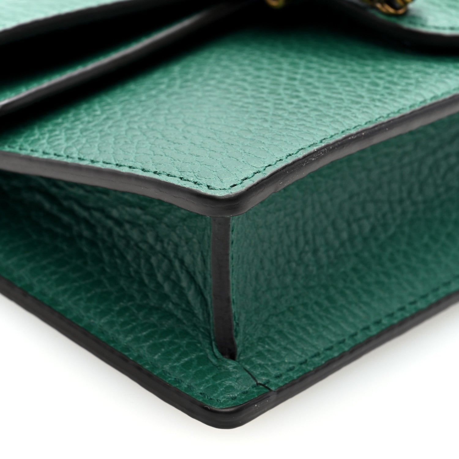 Dollar Calfskin Crystal Super Mini Dionysus Shoulder Bag Emerald