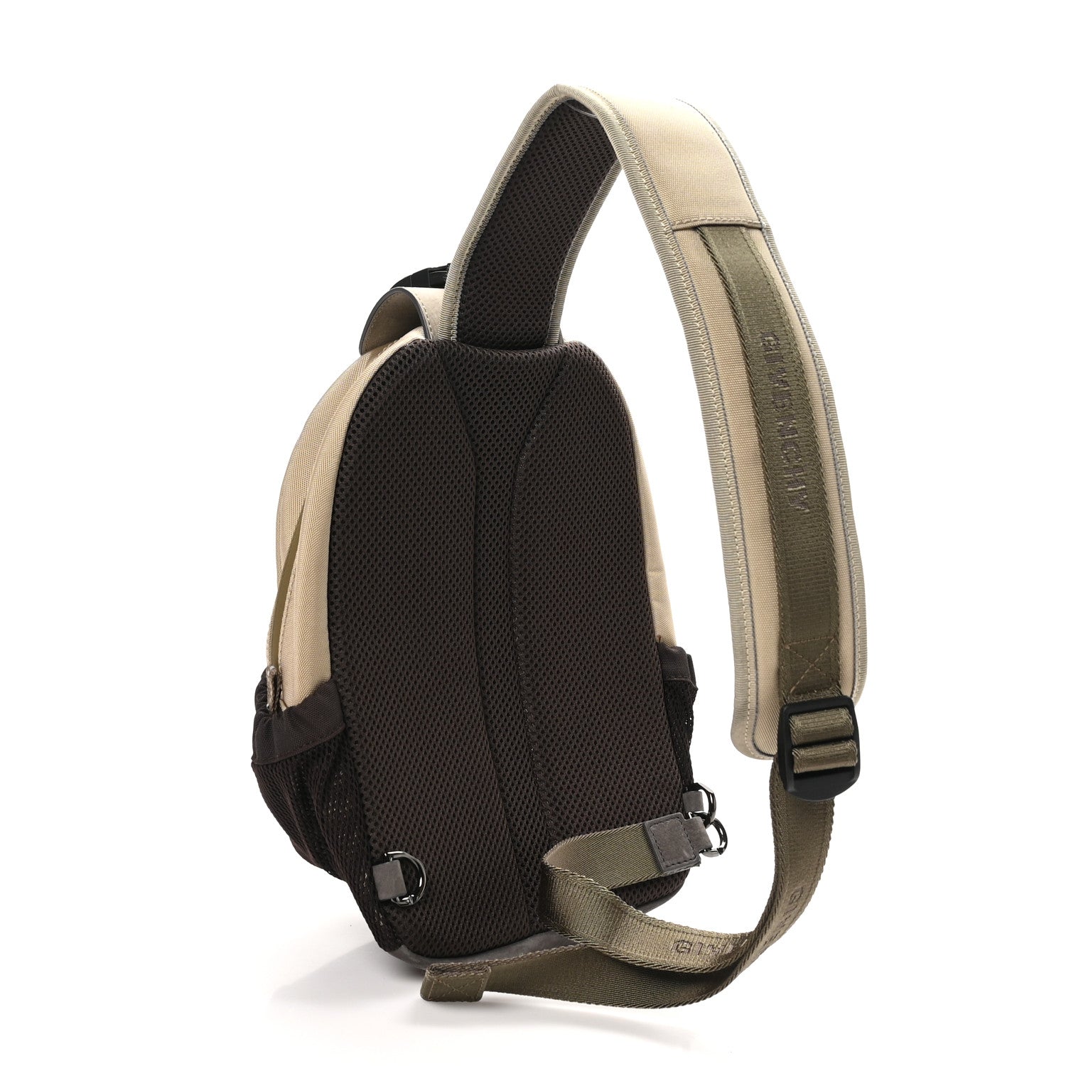 Nylon Nubuck G-Trail Small Sling Bag Brown