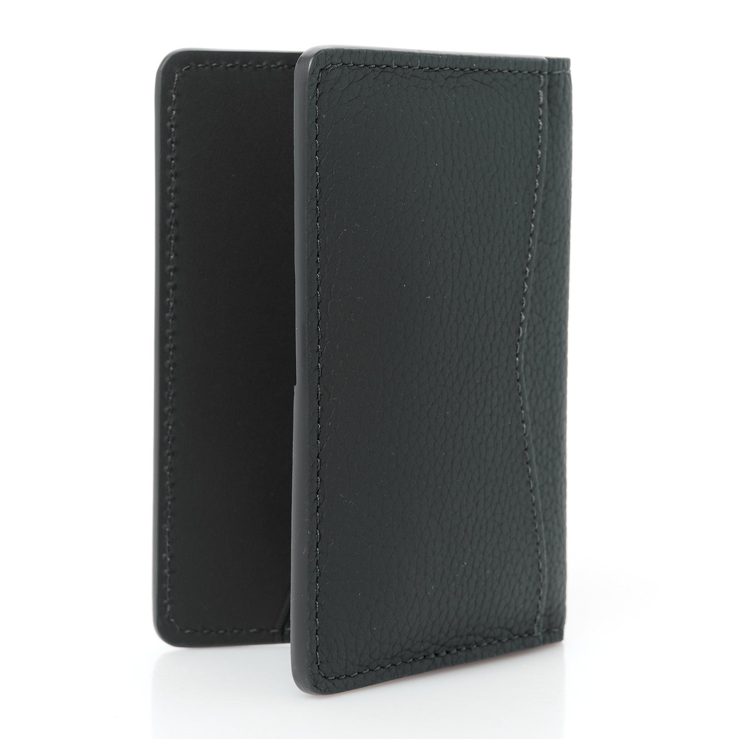 Grained Calfskin Aerogram Pocket Organizer Navy Blue