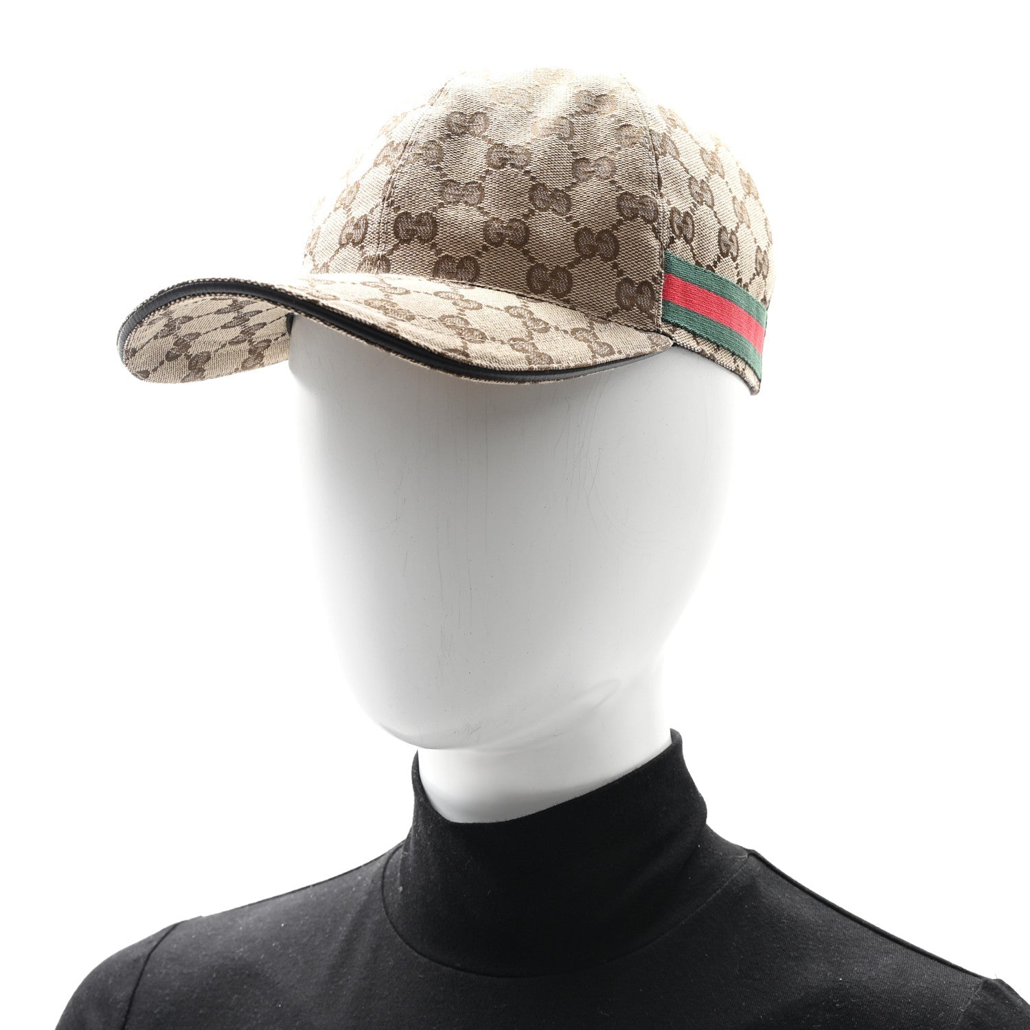 Monogram Web Baseball Hat M Beige Cocoa