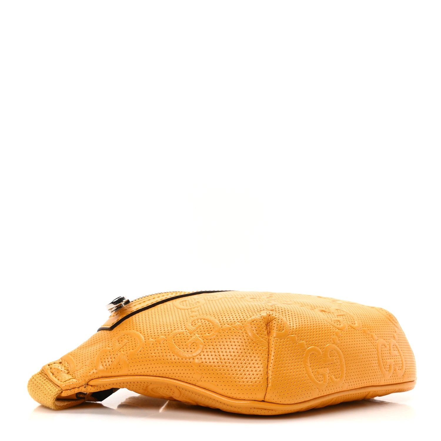 Calfskin GG Tennis Embossed Belt Bag Crop