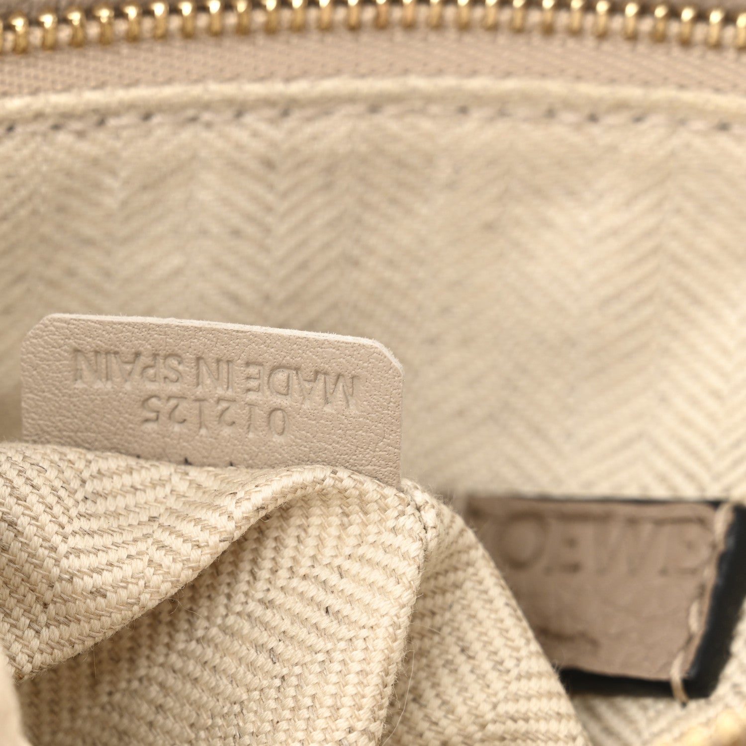 Calfskin Mini Puzzle Bag Sand