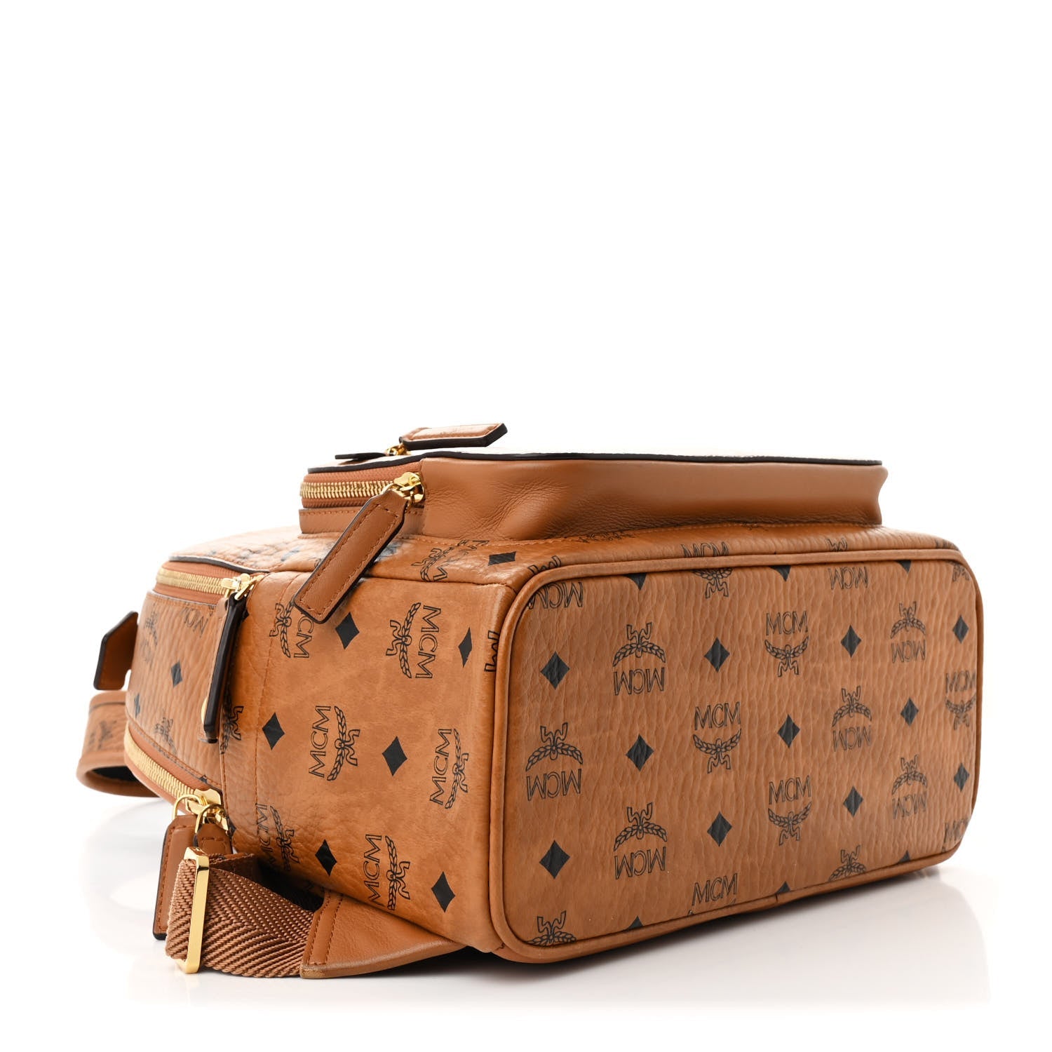 Visetos Mens Medium Stark Backpack Cognac