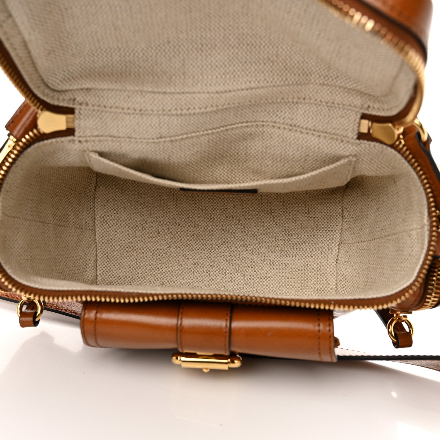 Shiny Buffalo Small Double Carry Camera Bag Clay Brown