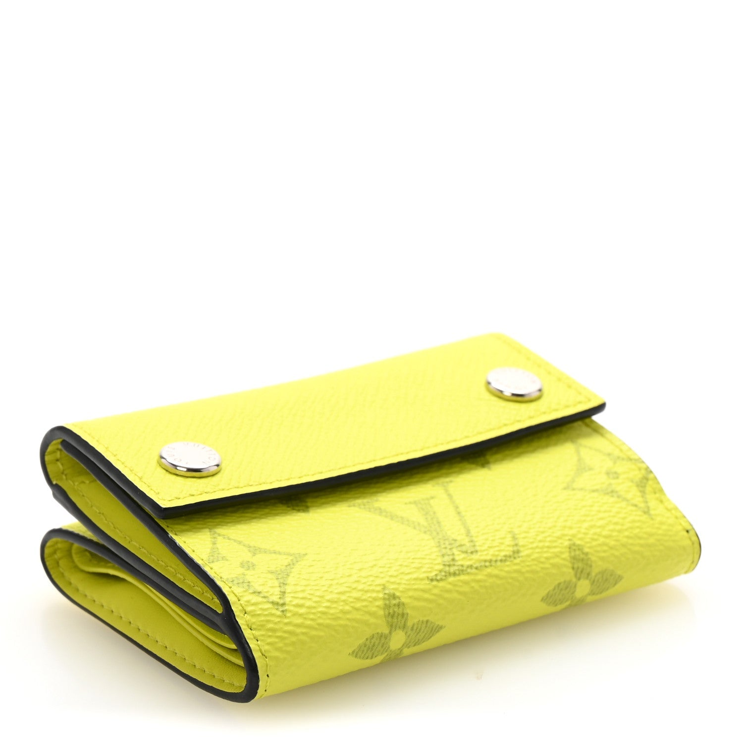 Monogram Taiga Discovery Compact Wallet Yellow