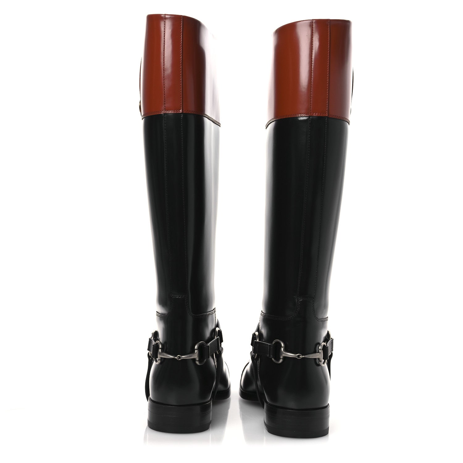 Cordovan Lux Mens Zelda Harness Riding Boots 10.5 Black Amber Honey