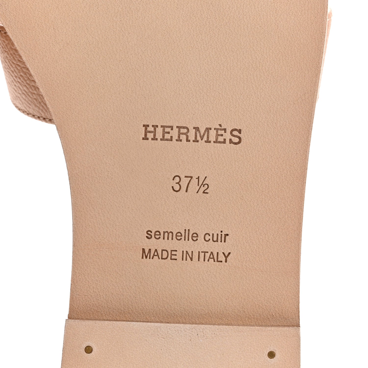 Epsom Oran Sandals 37.5 Beige Perlino