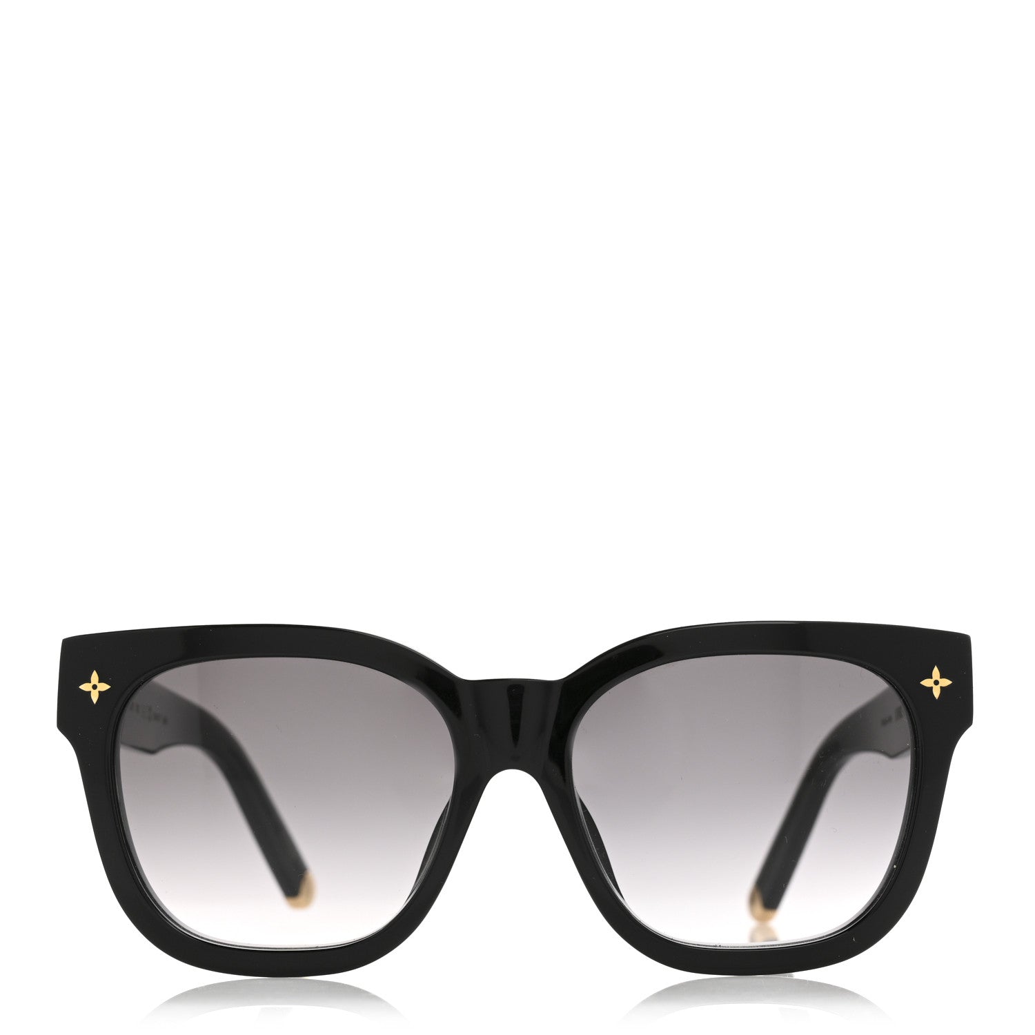 Acetate My Monogram Square Sunglasses Z1523E Black