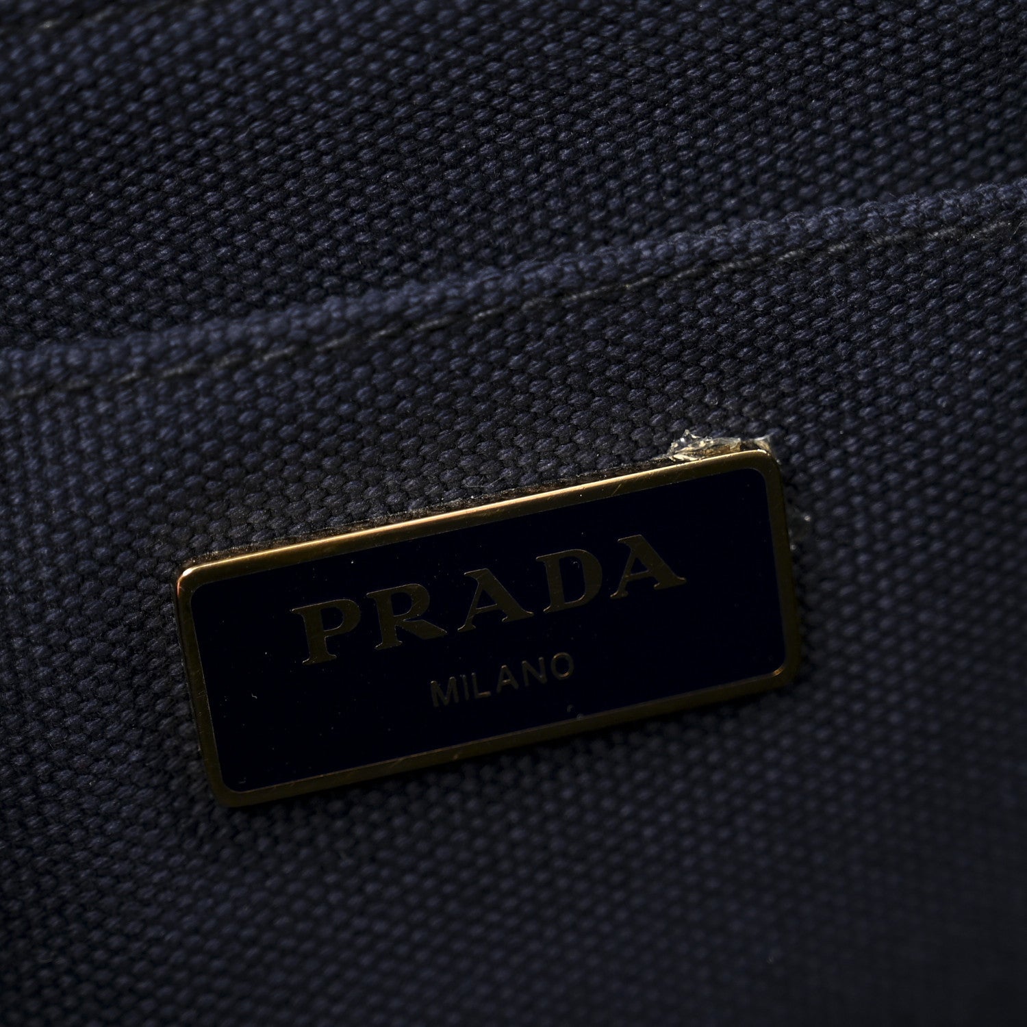 Canapa Small Logo Tote Bleu