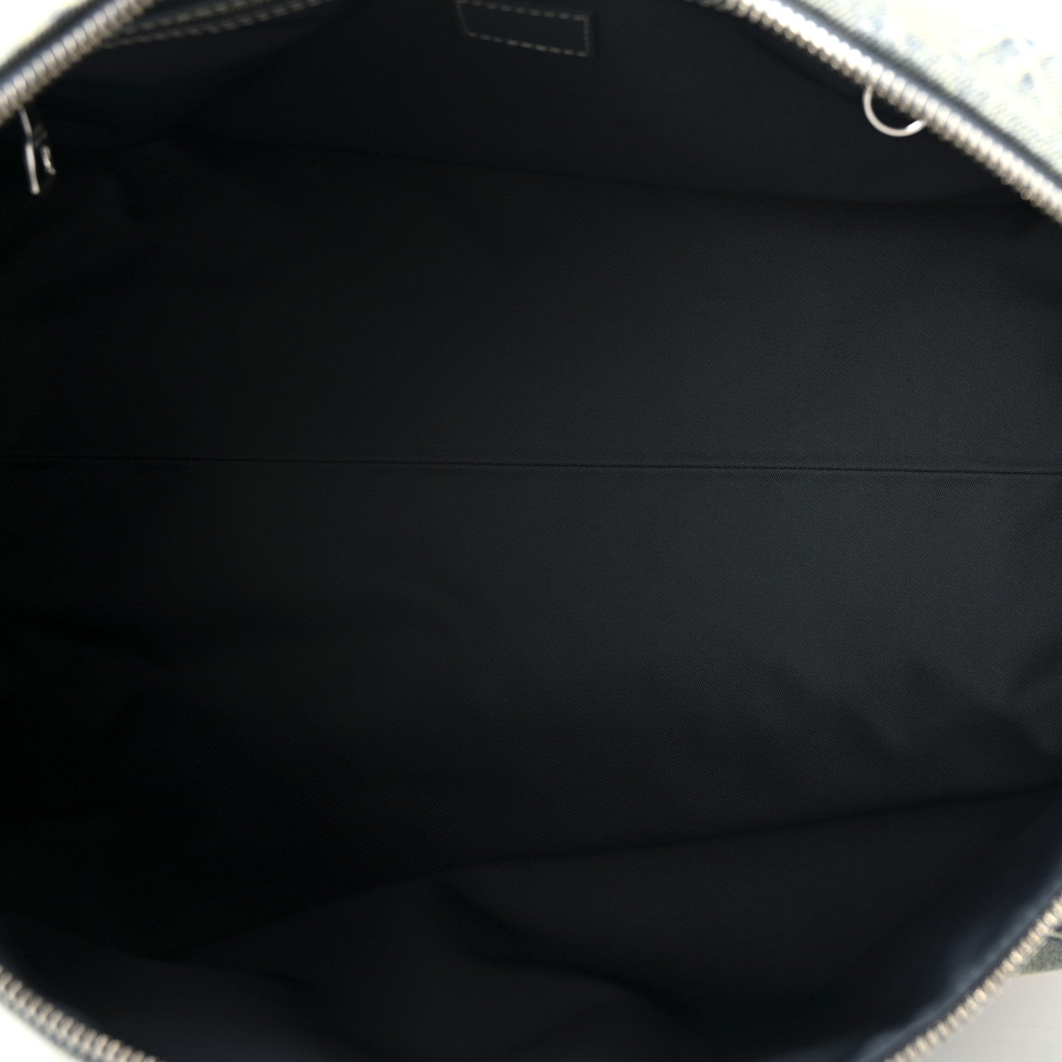 Monogram Washed Denim Keepall Bandouliere 50 Blue