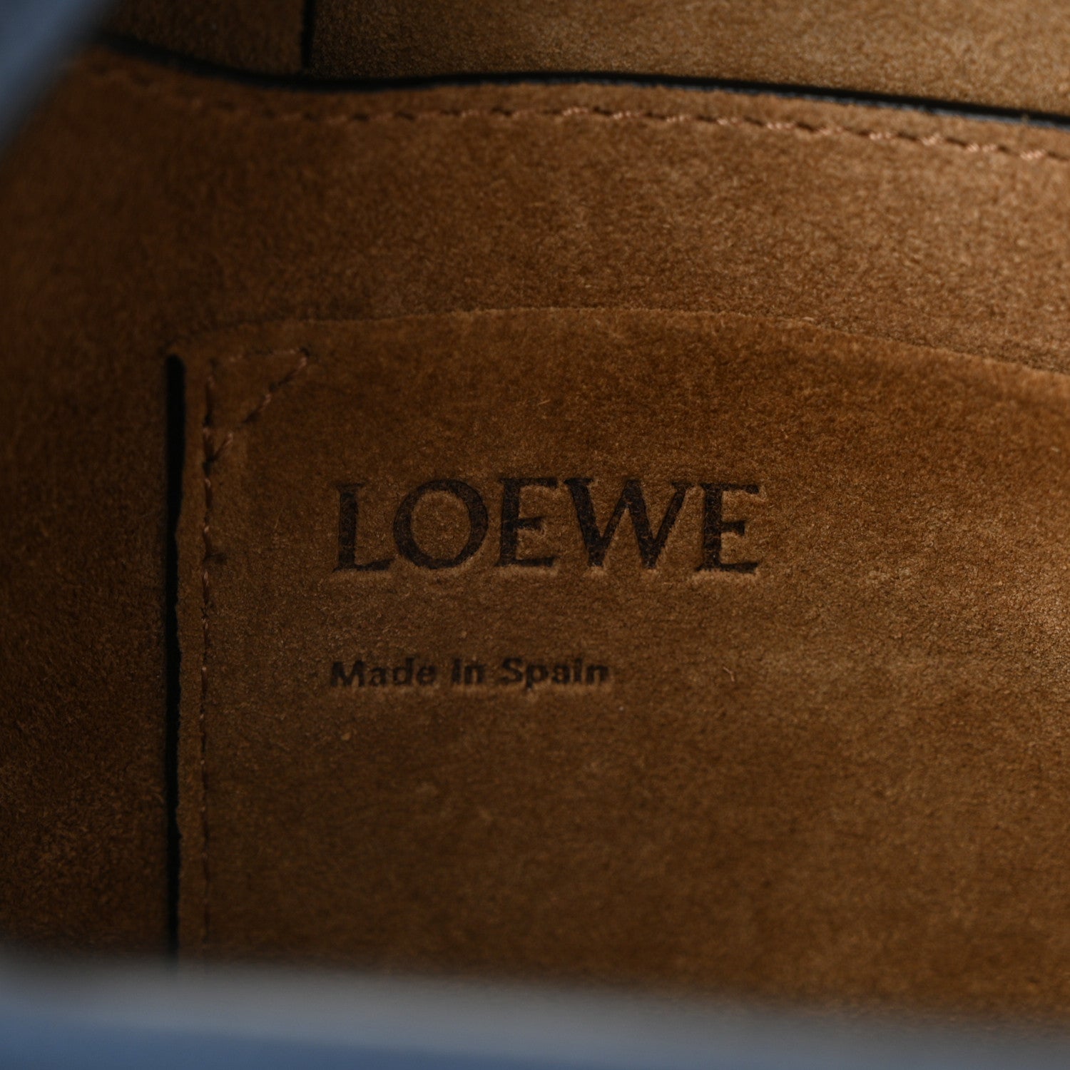 Grained Calfskin Small Gate Crossbody Bag Varsity Blue Pecan