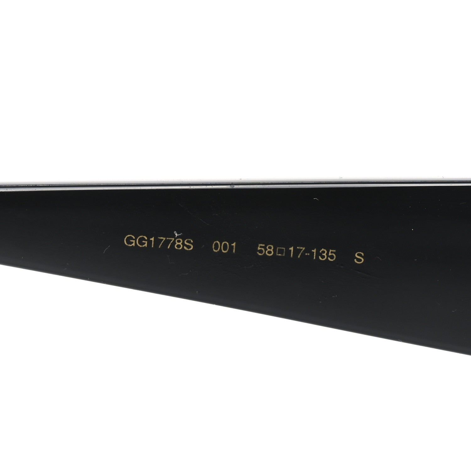 Acetate Square Sunglasses GG1778S Black