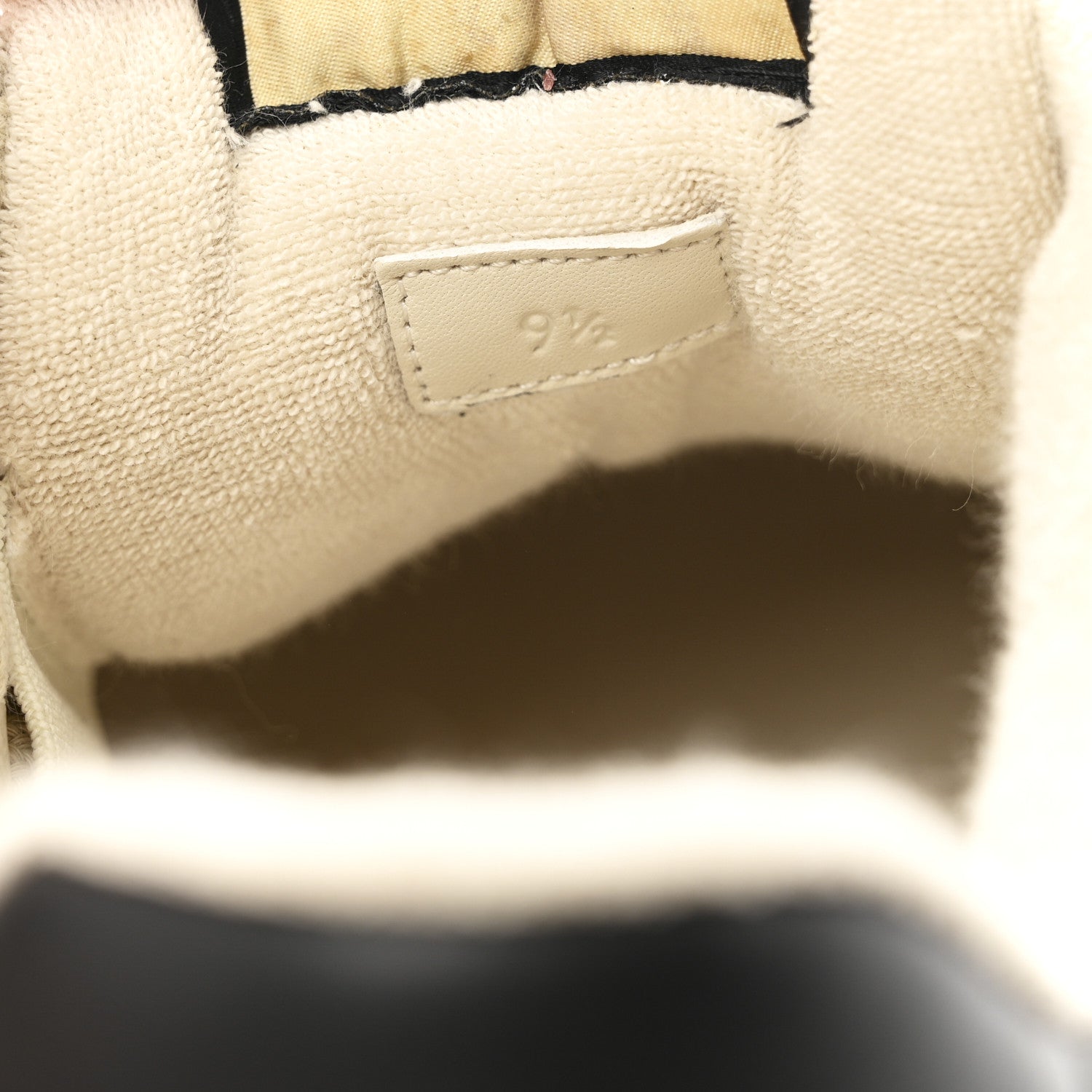 Calfskin Web Mens Screener Sneakers 9.5 Black White