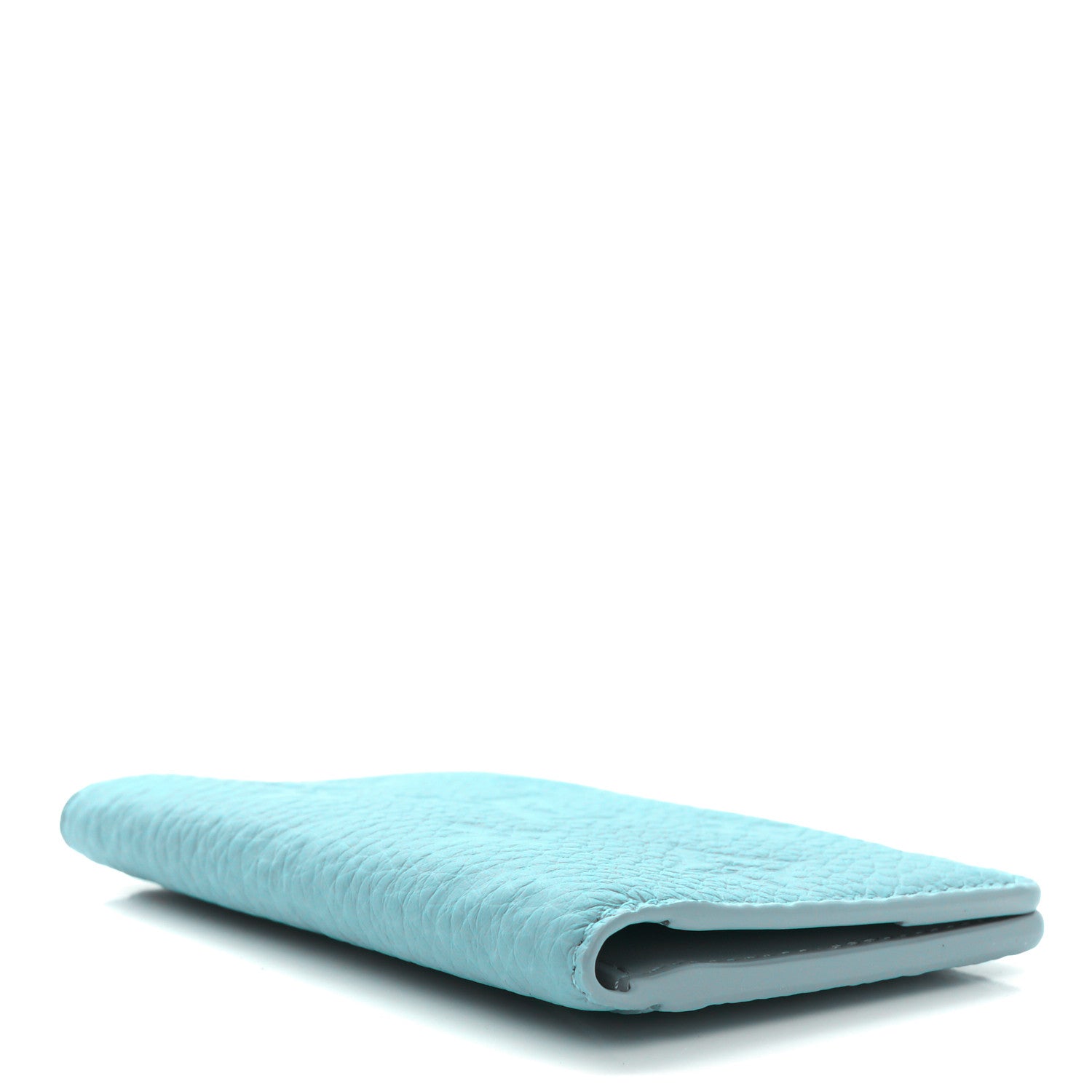 Taurillon Monogram Pocket Organizer Turquoise