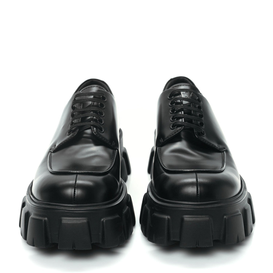 Spazzolato Rois Monolith 55mm Derby Loafers 8 Black