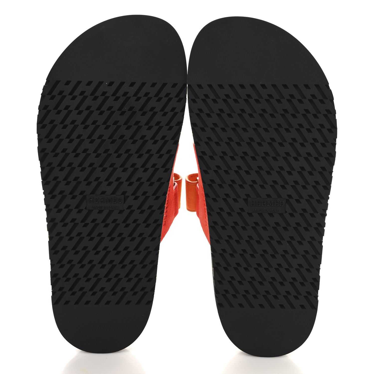 Suede Goatskin Womens Chypre Sandals 37.5 Rouge Ecarlate Sunset