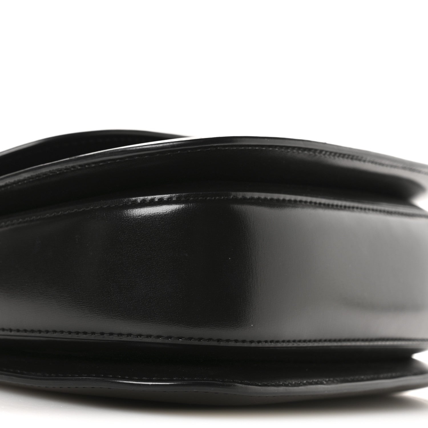 Boarded Dyana Lux Calfskin Web Monochrome Small Bamboo 1947 Top Handle Bag Black