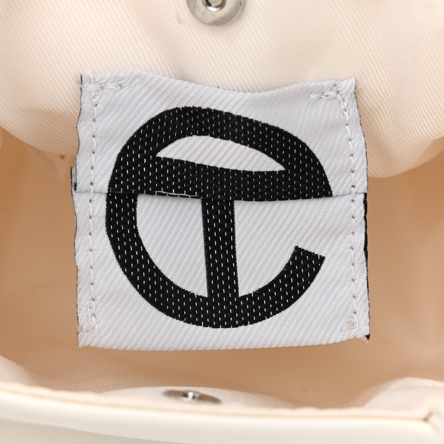 Vegan Leather Small Shopping Bag White