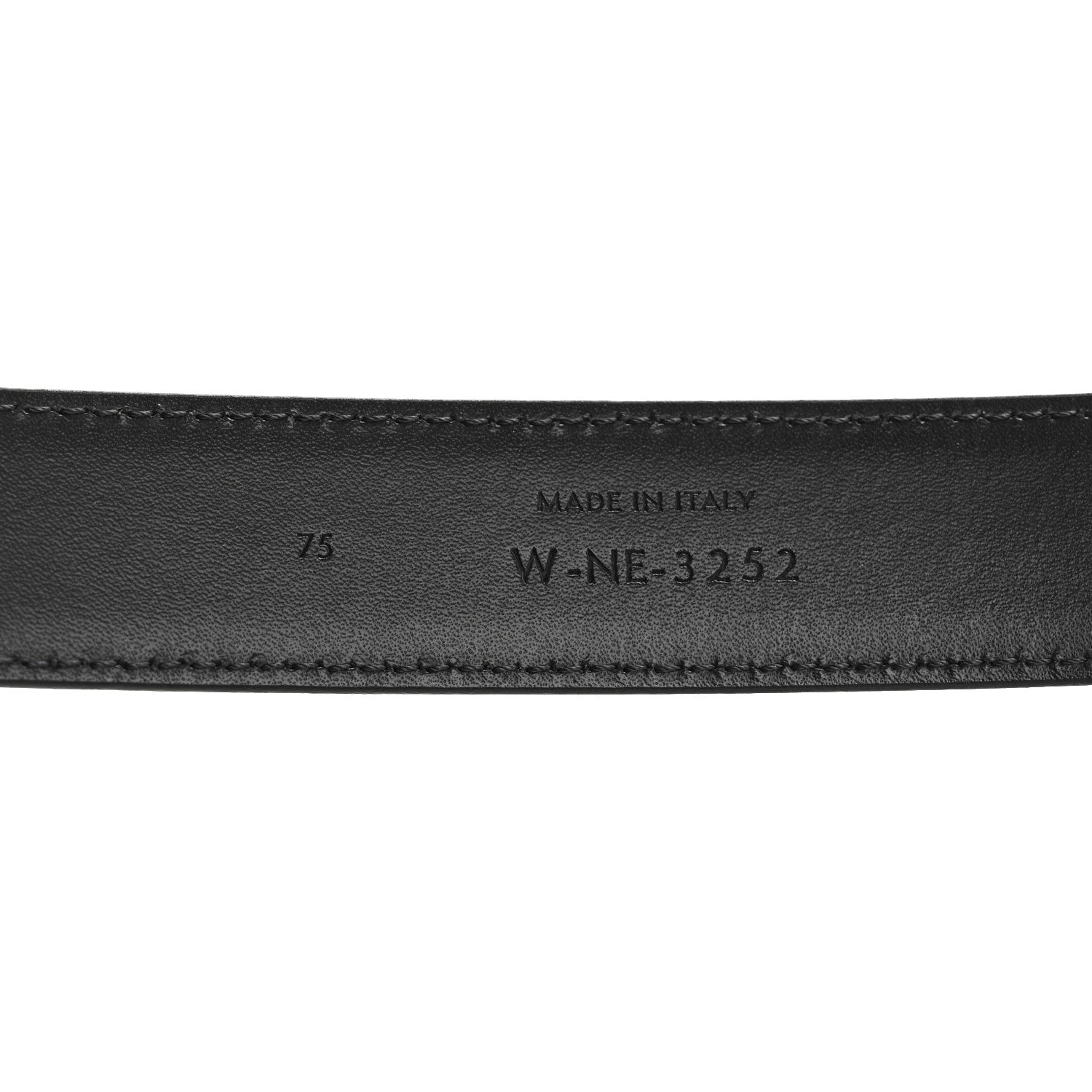 Box Calfskin Teen 13mm Triomphe Belt 75 30 Black
