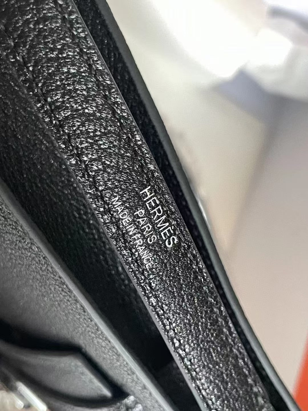 Hm Kelly Pochette To Go 27 Black Epsom Leather