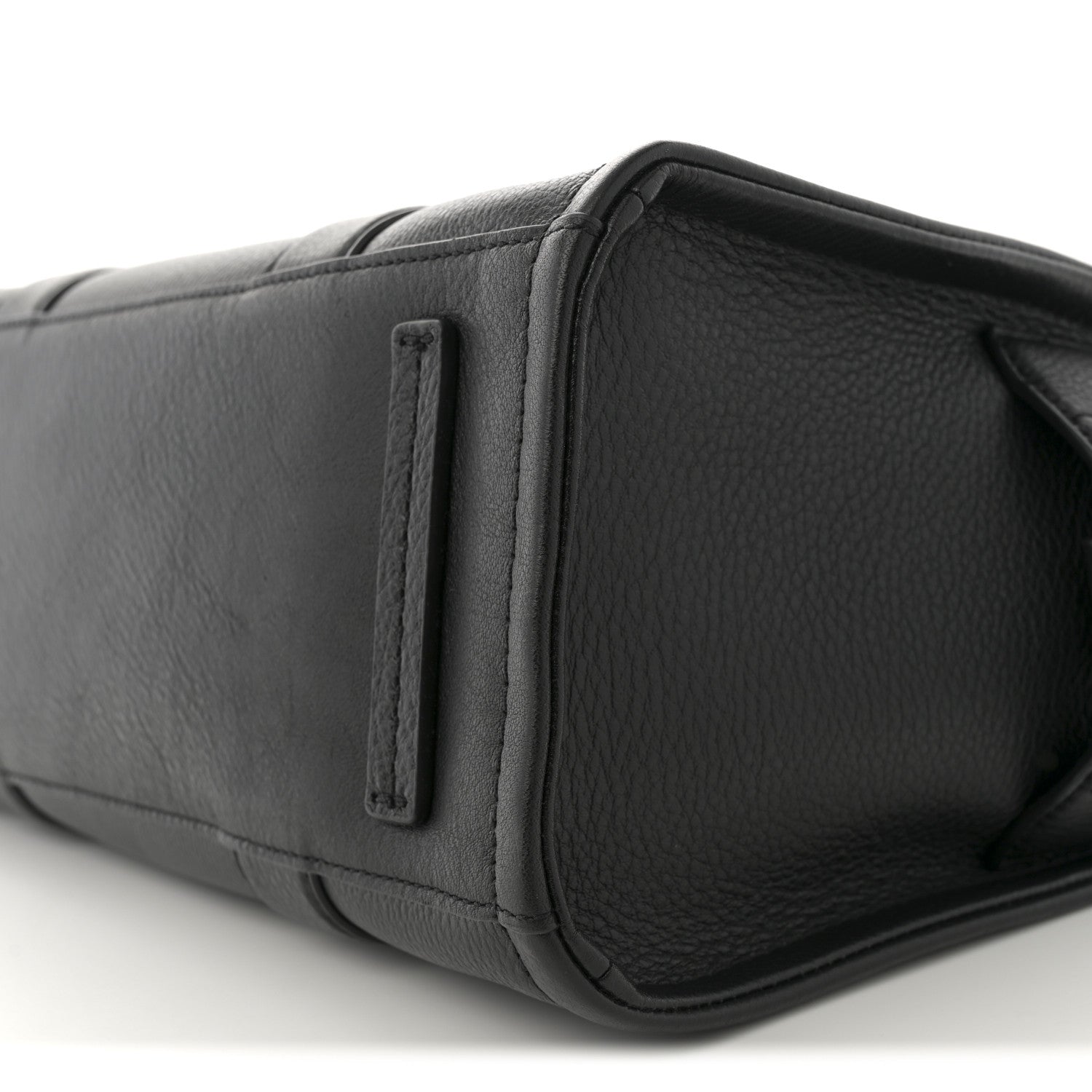 Grained Calfskin Medium The Tote Bag Black