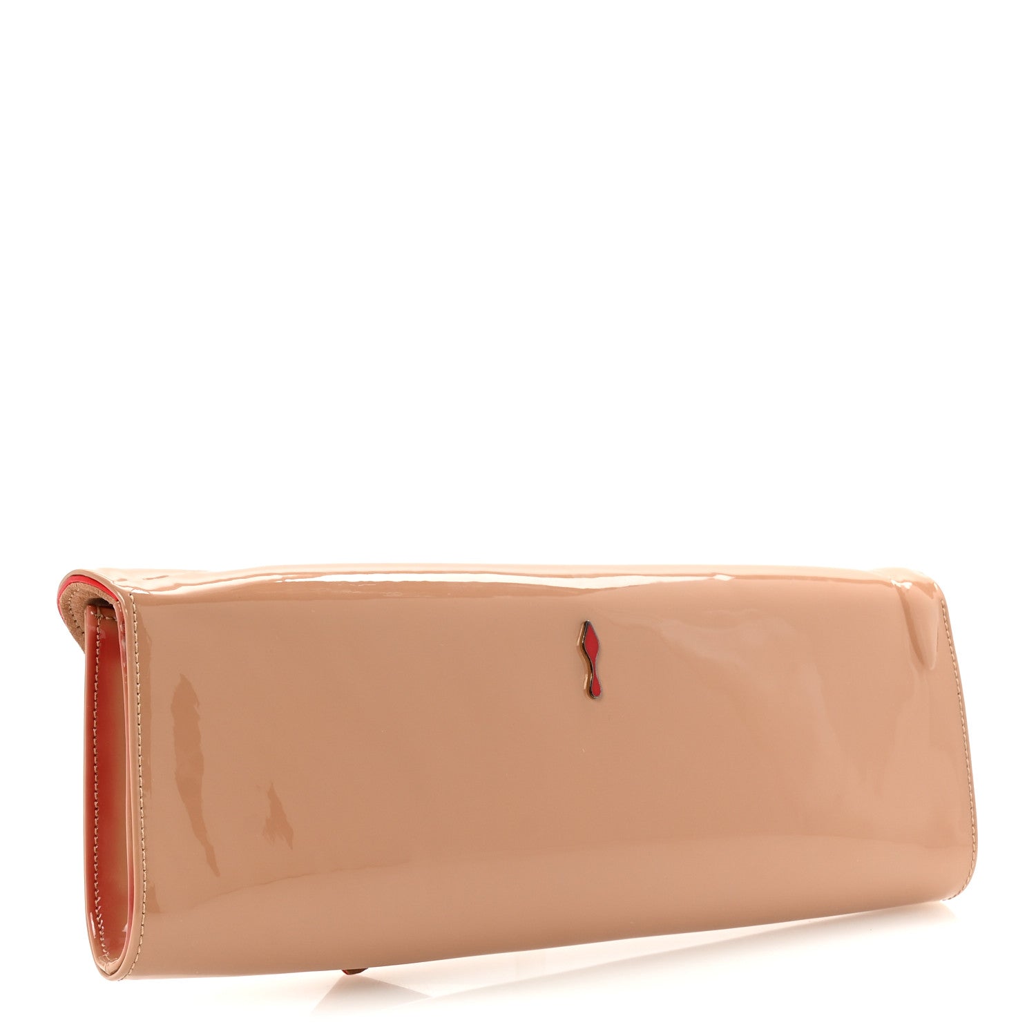 Patent So Kate Baguette Clutch Nude