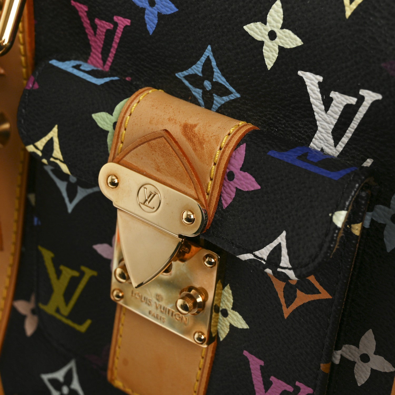 Monogram Multicolor Keepall 45 Black