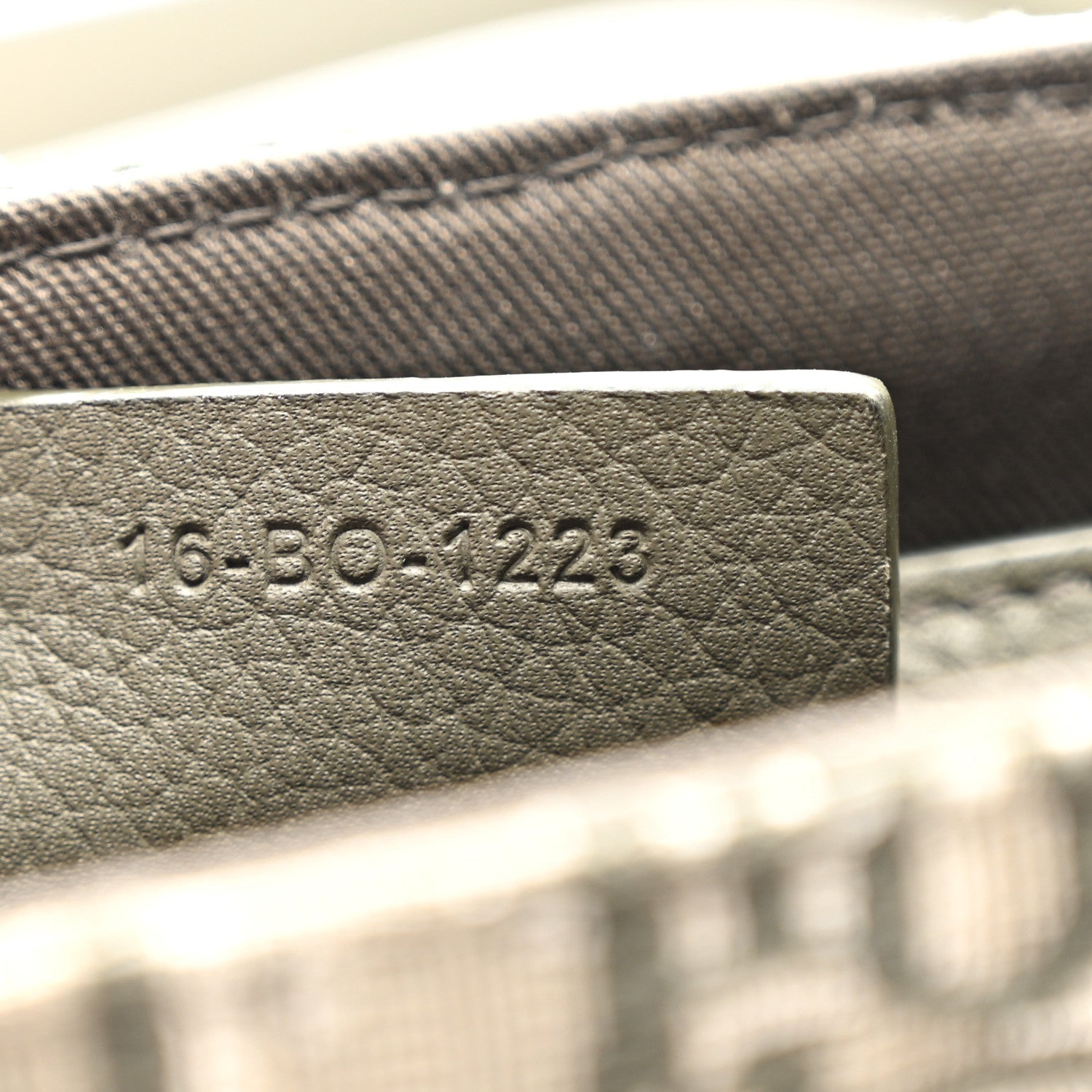 Oblique Jacquard Grained Calfskin Mini Saddle Messenger Bag With Flap Green