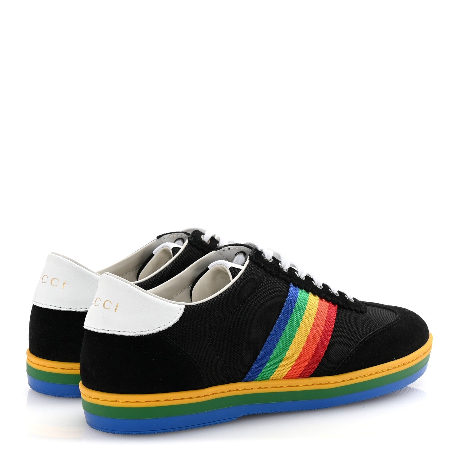 Suede Rainbow Womens G74 Sneakers 35 Black