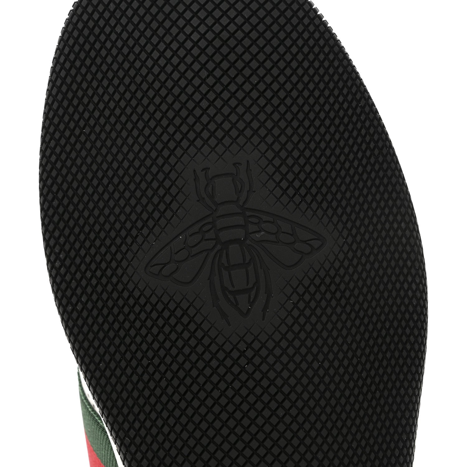 Calfskin Web Mens Screener Sneakers 9.5 Black White