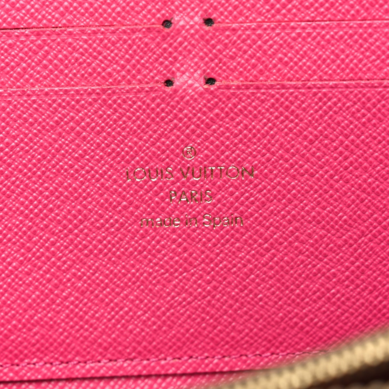 Monogram Clemence Wallet Fuchsia