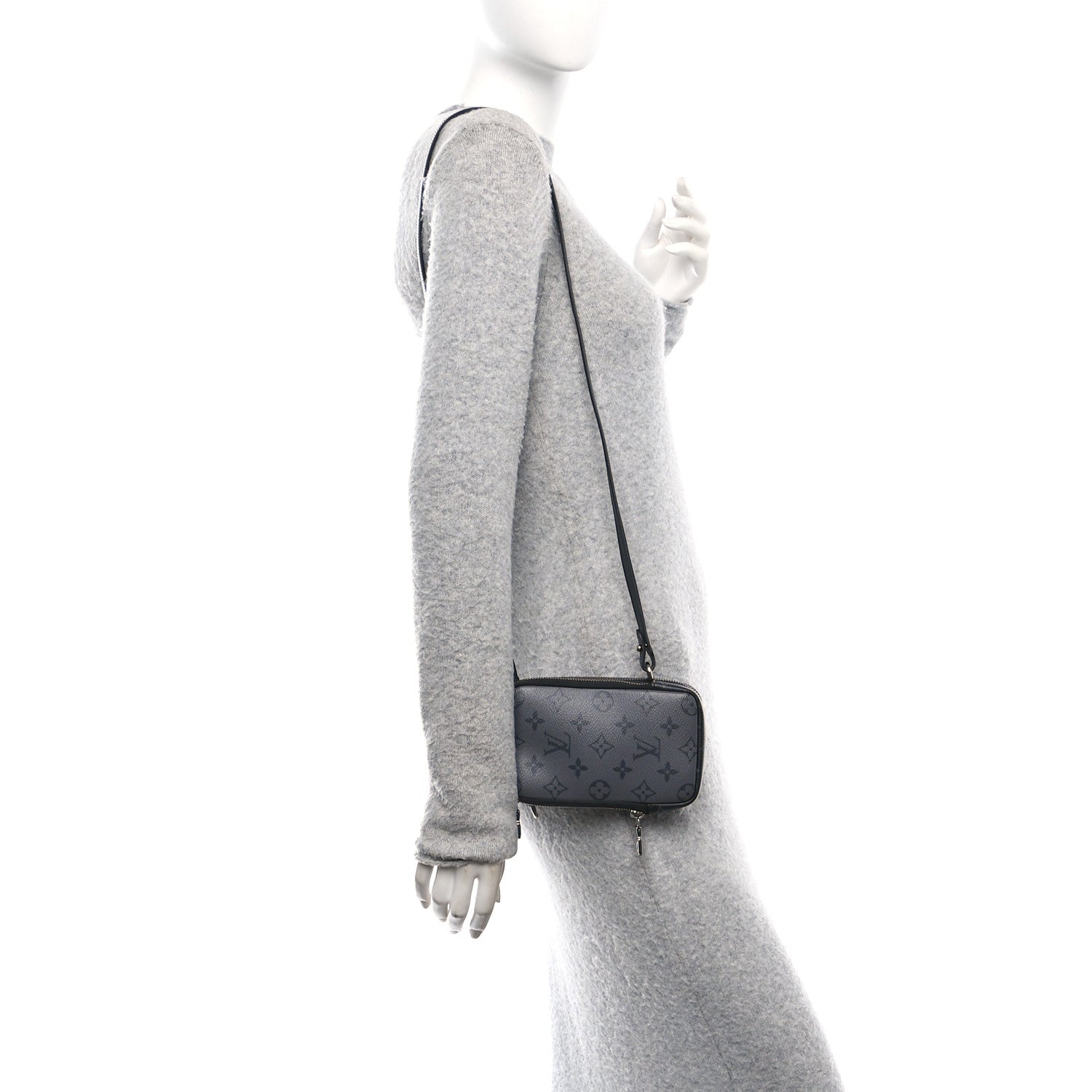 Monogram Eclipse Reverse Double Phone Pouch