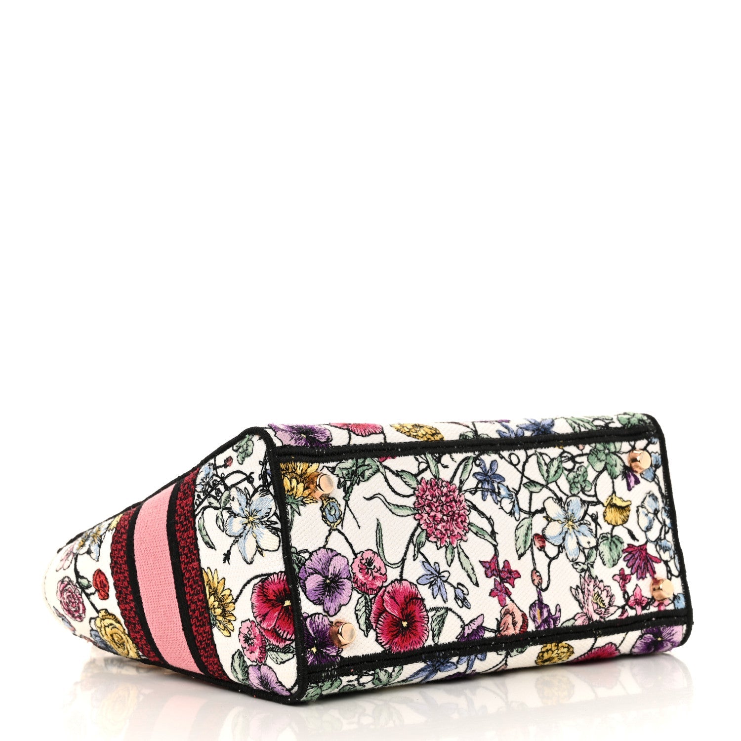 Canvas Florilegio Embroidered Medium Lady D-Lite White Multicolor