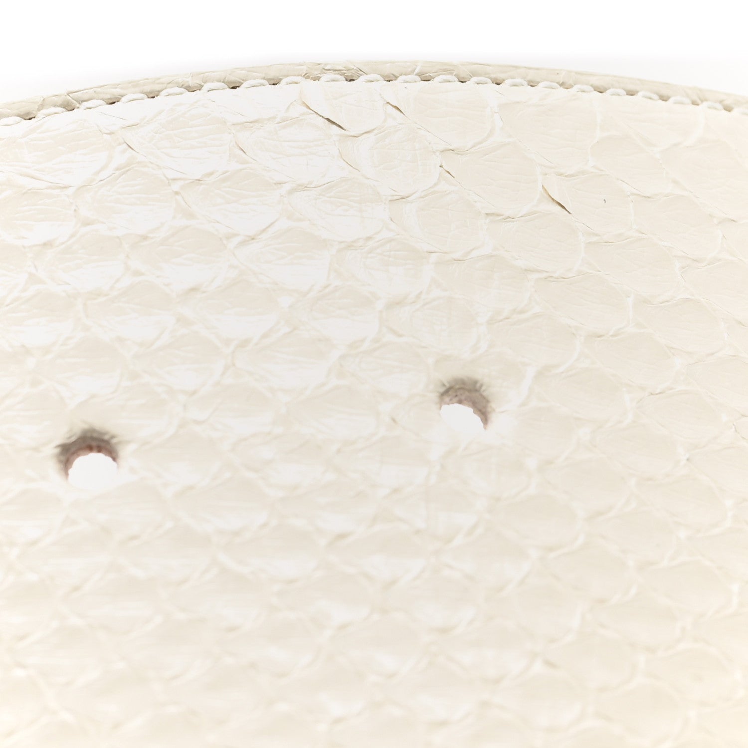 Snakeskin Corset Buckle Belt White