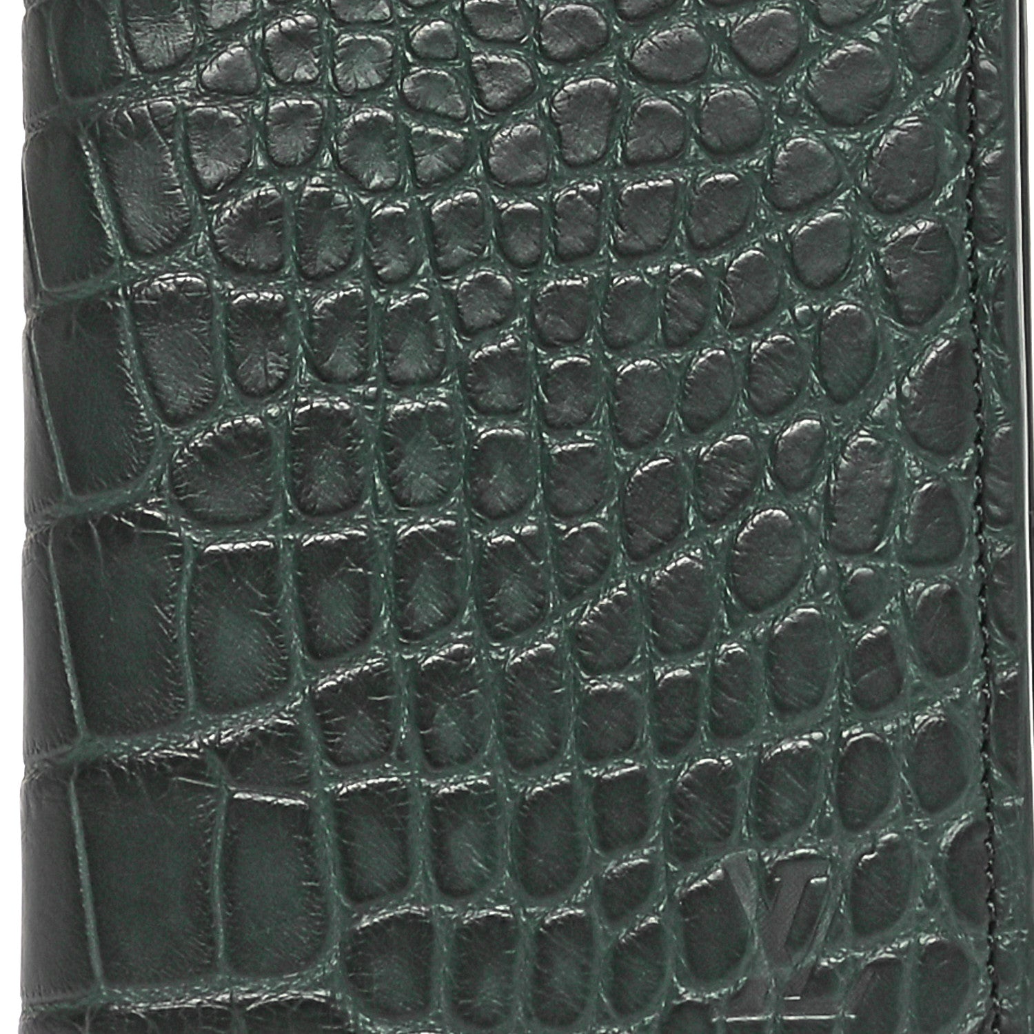 Crocodile Pocket Organizer Forest Green
