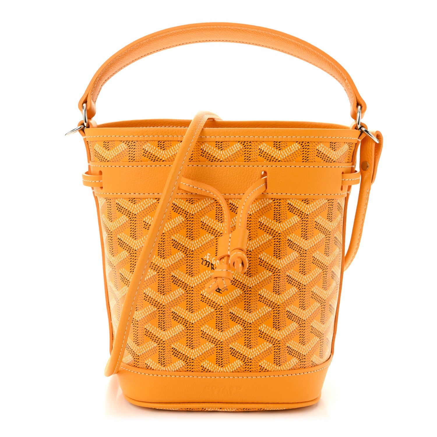 Goyardine Petit Flot Mini Bucket Bag Yellow