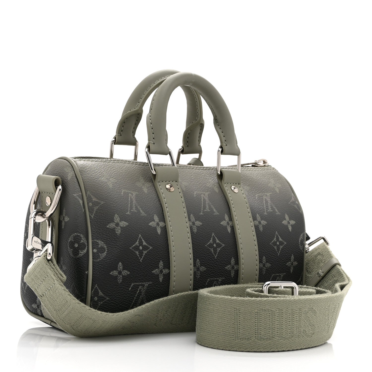 Monogram Gradient Keepall Bandouliere 25 Khaki